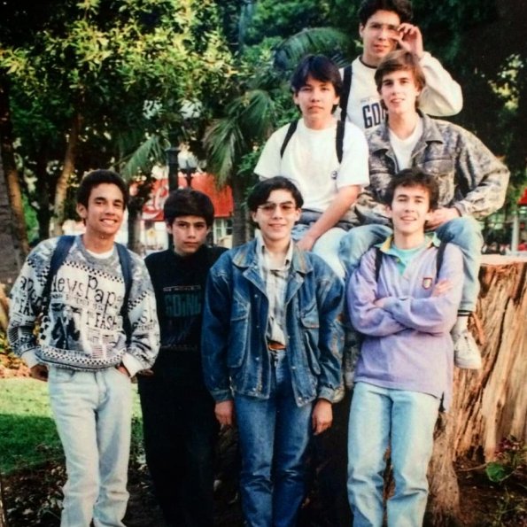 Circa 1992 preparing for math olympic including ChaTo and Navas